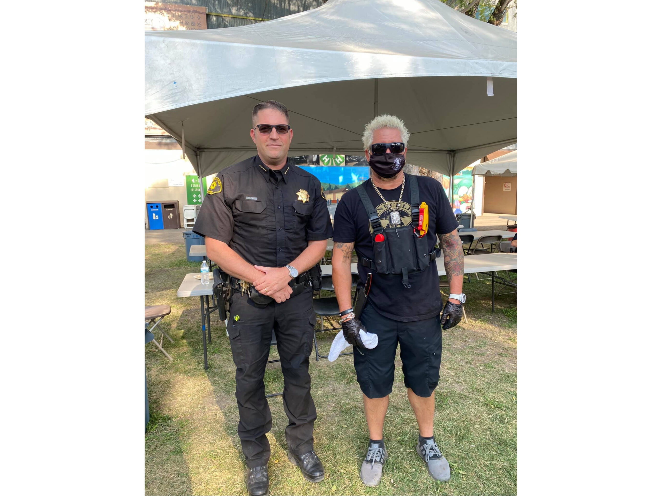 Guy Fieri feeds over 2,000 first responders fighting California wildfires