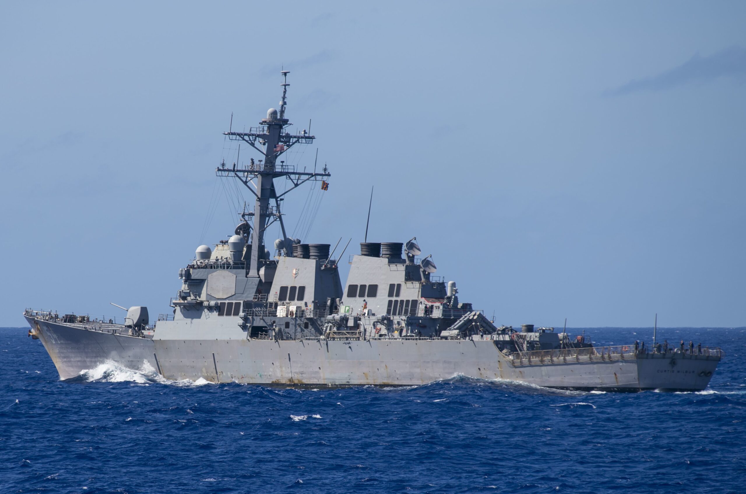 US warship deterred by Chinese warning
