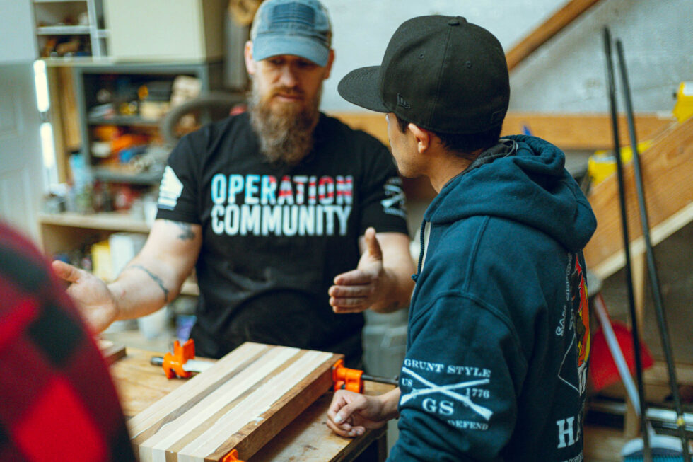 Combat Veteran helps community through woodworking