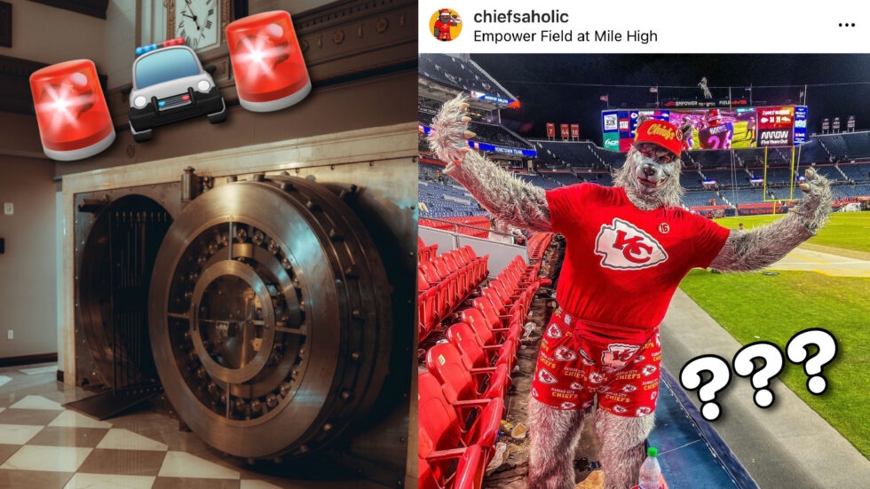 The internet thinks a Chiefs superfan robbed banks to fund lifestyle