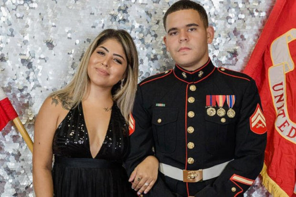 Marine charged with stabbing death of his wife