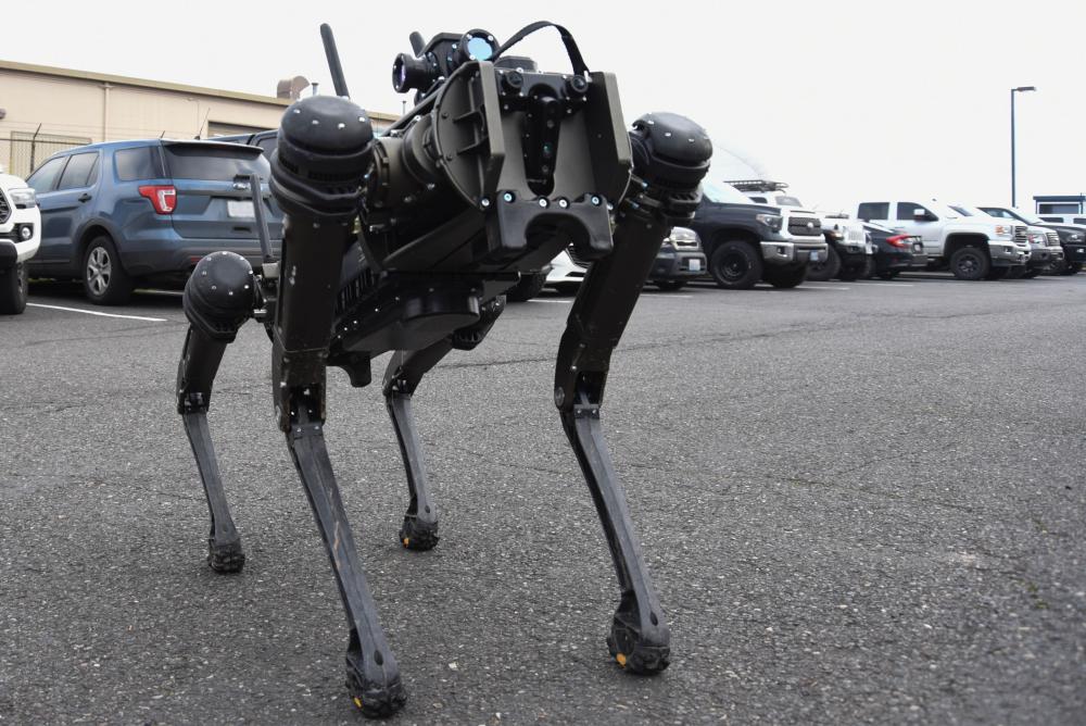 Portland Air National Guard employs robot dog