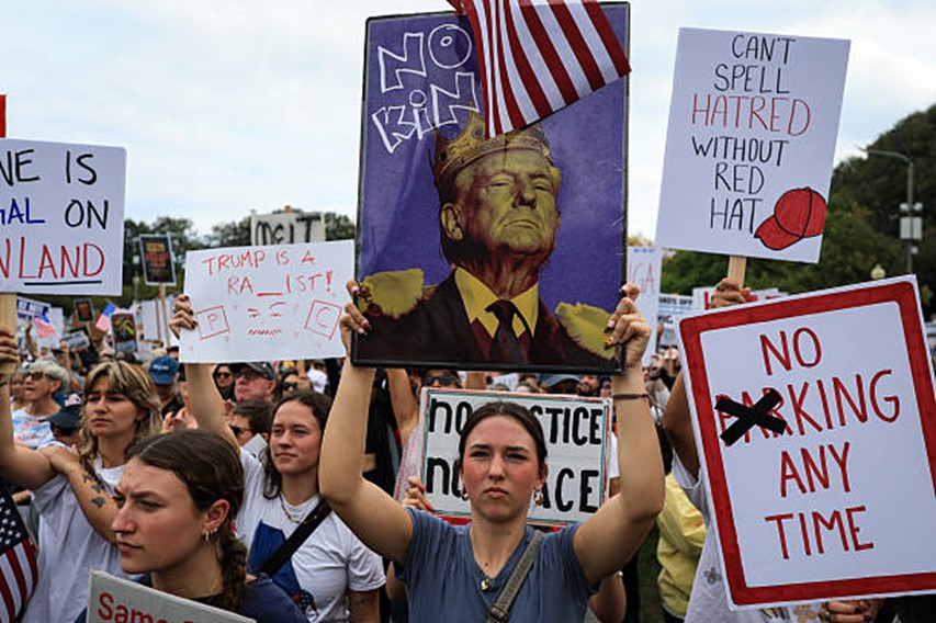 Veterans Join Global ‘No Kings’ Protests Against Trump’s Policies