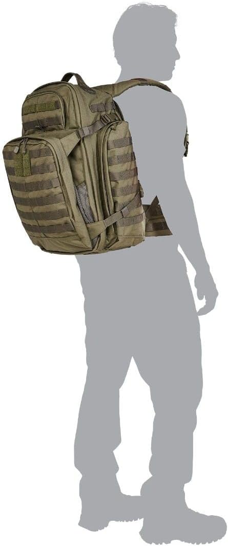 5.11 Tactical Backpack‚ Rush 72 2.0‚ Military Molle Pack, CCW with Multiple Compartments, 55 Liter, Large, Style