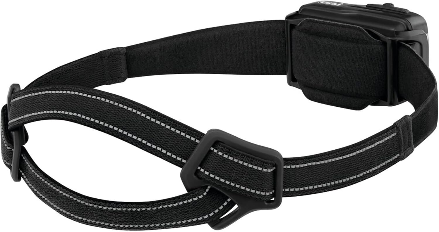 PETZL Swift RL Headlamp Black/White, 1100 lumens with Reactive Lighting