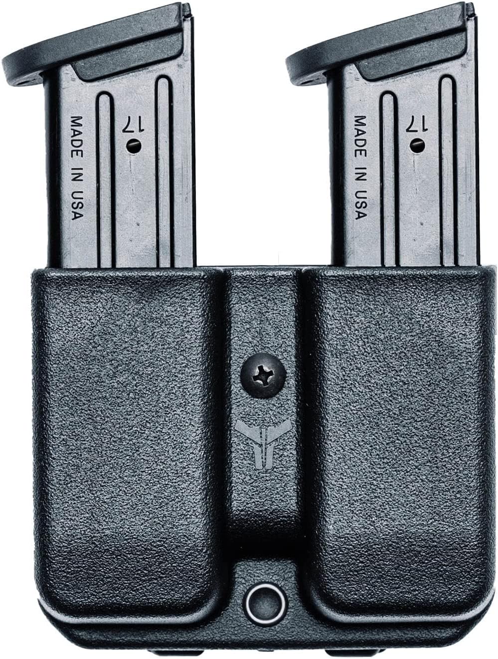 OWB Double Mag Pouch for S&W M&P 9/40, Sig P320, Beretta 92/96, Springfield XD 9/40 & More - USA Made - Signature Double Magazine Carrier with Tek-Lok