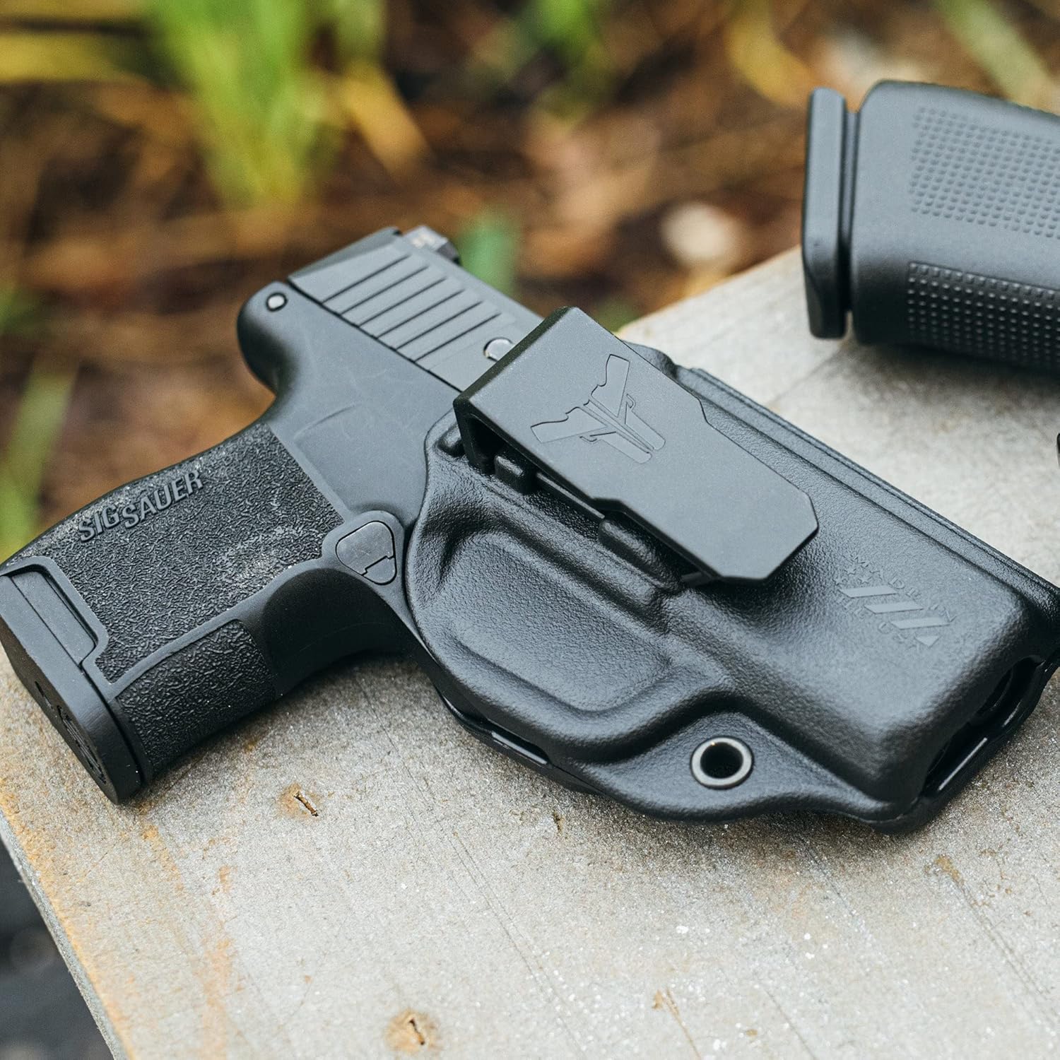 Glock 43 / 43X / 43X MOS IWB Holster - USA Made - Fits Glock 43, 43X, 43X MOS, Shadow Systems CR920 - Inside Waistband Concealed Carry (Right Hand) - 