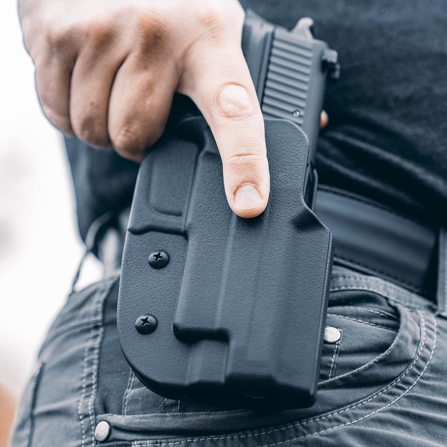 Sig P320FS OWB Holster - USA Made - Fits Sig 320FS, X5, X5 Legion, and M17 - Signature OWB Holster by Blade-Tech Holsters, Outside Waistband Open Carr
